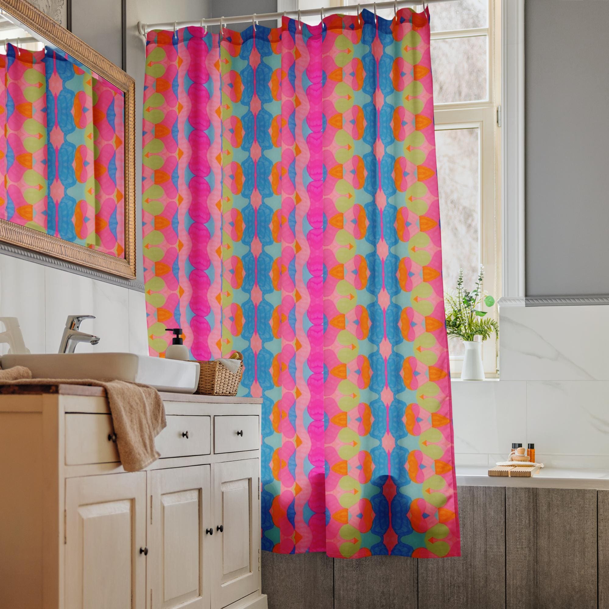 Floral Brilliance Shower curtain