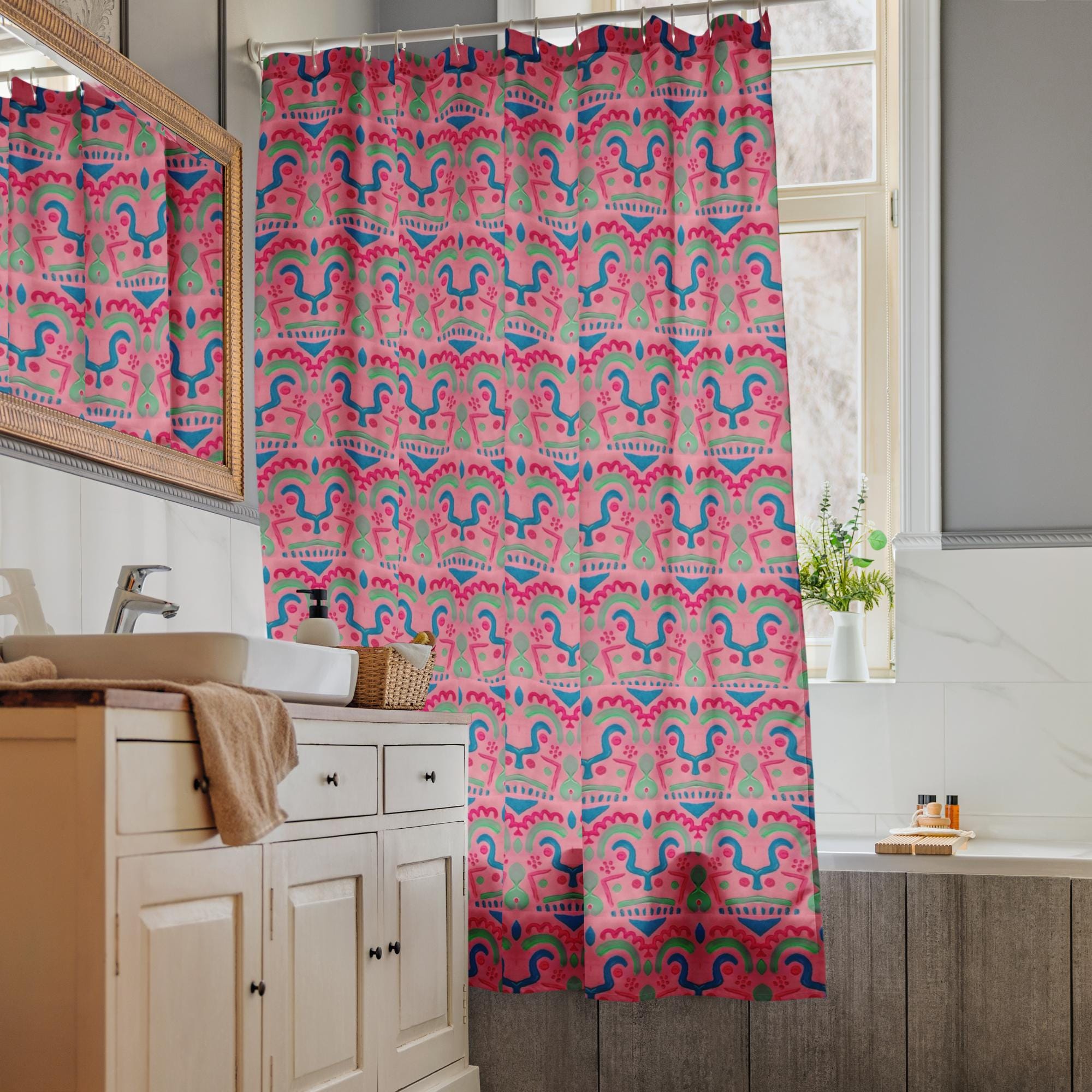 Strange Design Shower curtain