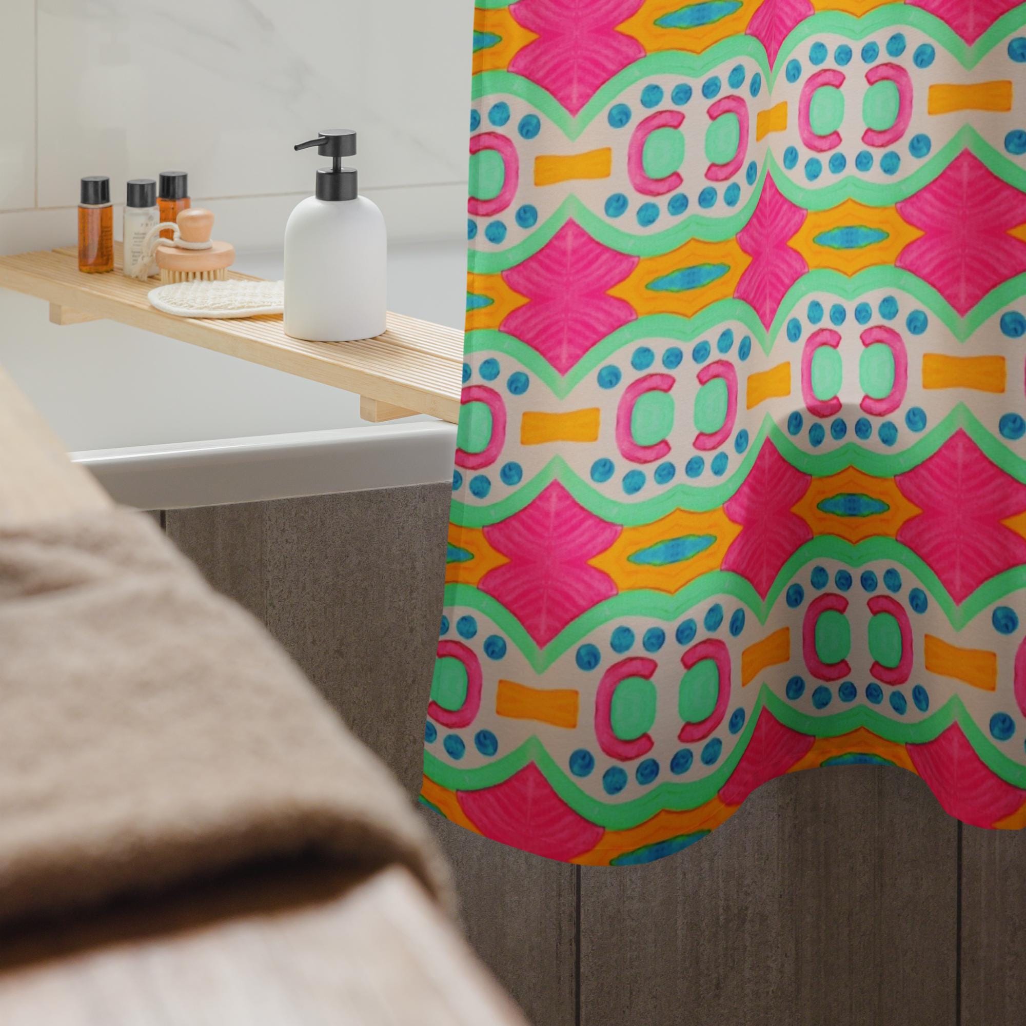 Indigenous Spirit Shower curtain