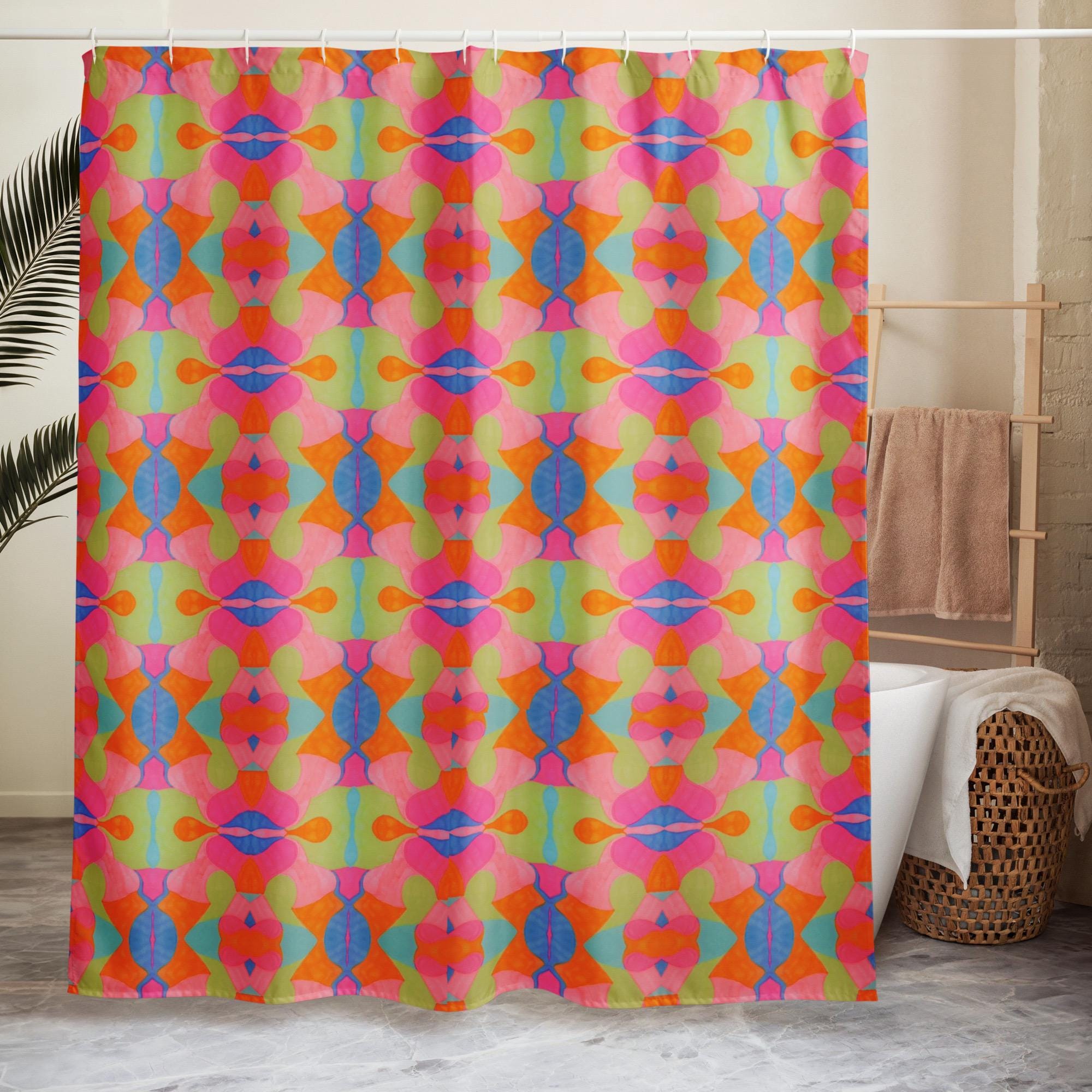 Divine Symmetry Shower Curtain: Indigenous Artist