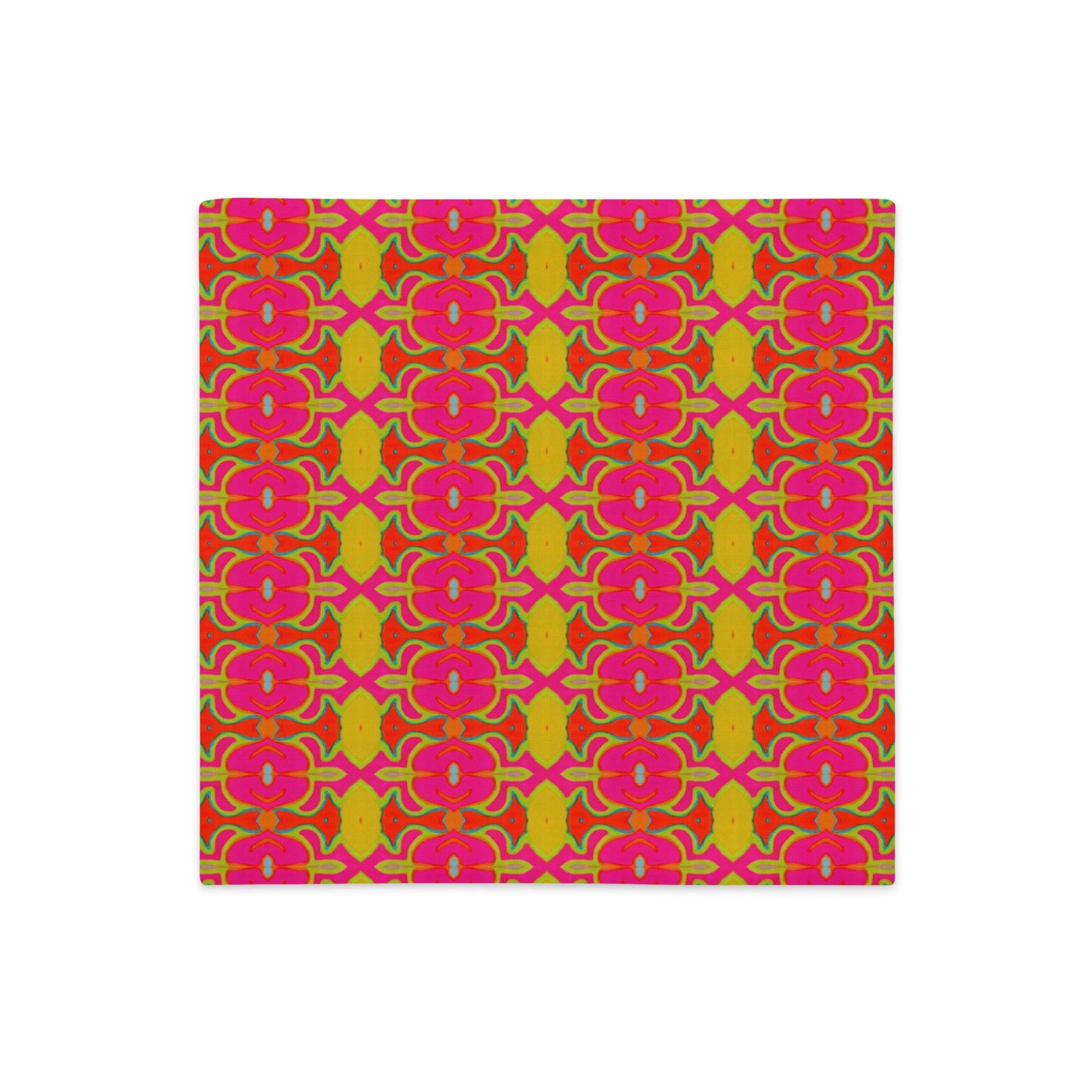 Vintage Luxury Pillow Case: Linen Feel, Indigenous Artist