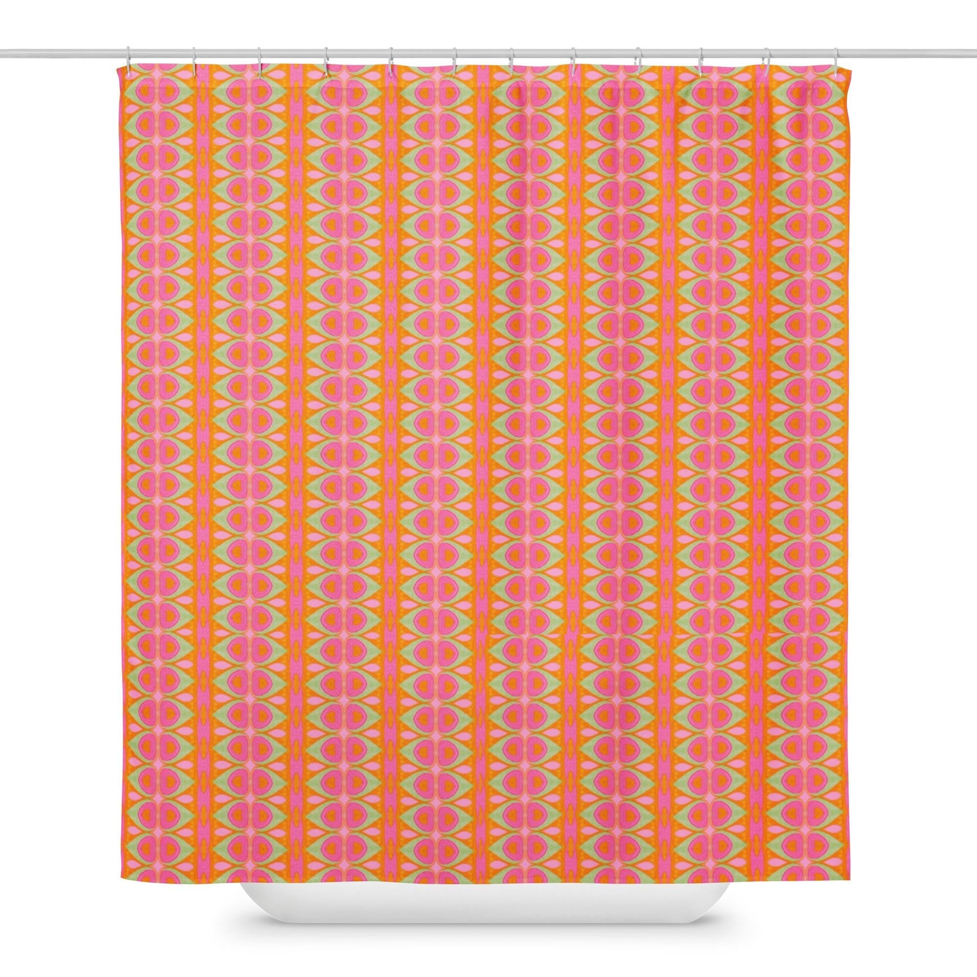 Boho Eyes Shower curtain: Indigenous Artist