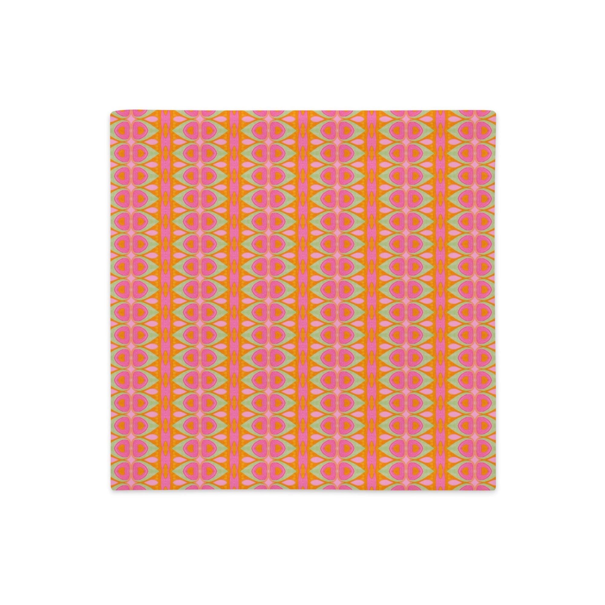 Boho Eyes Pillow Case: Linen Feel, Indigenous Artist