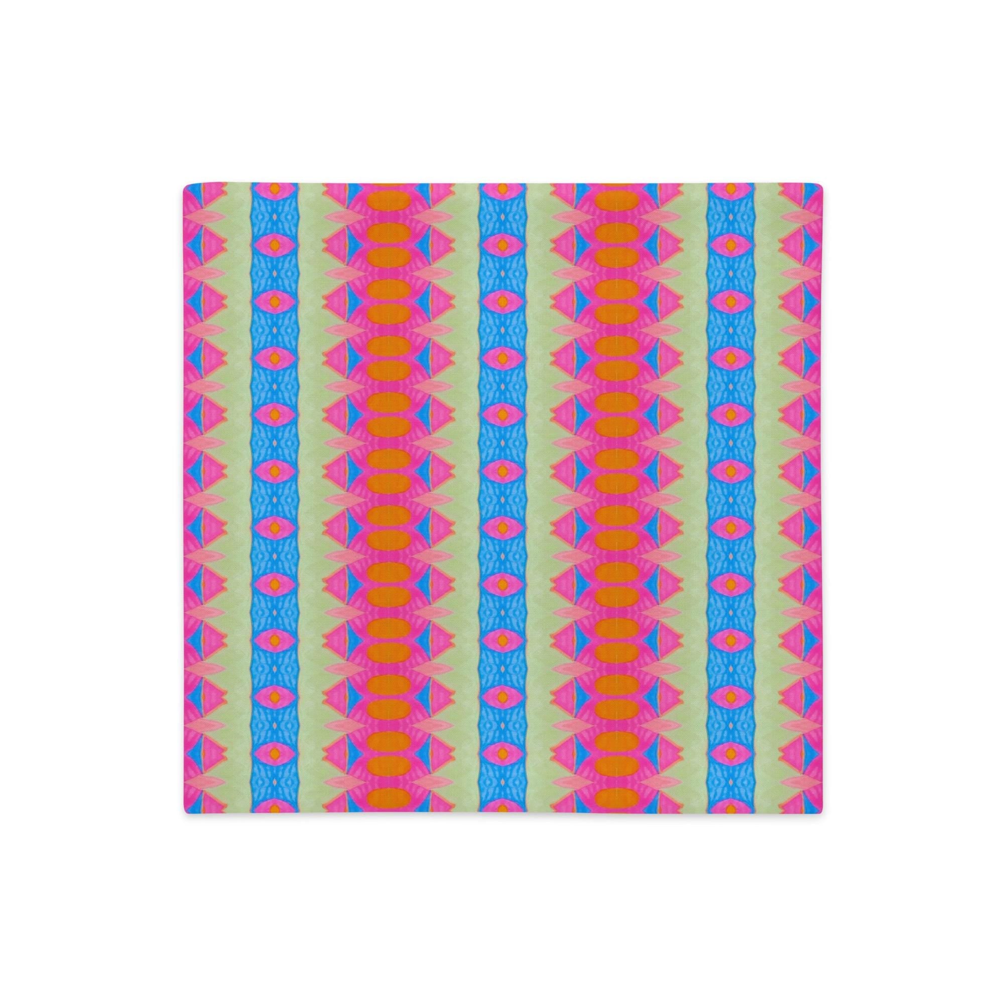 Marine Abstract Pillow Case: Linen Feel, Indigenous Artist