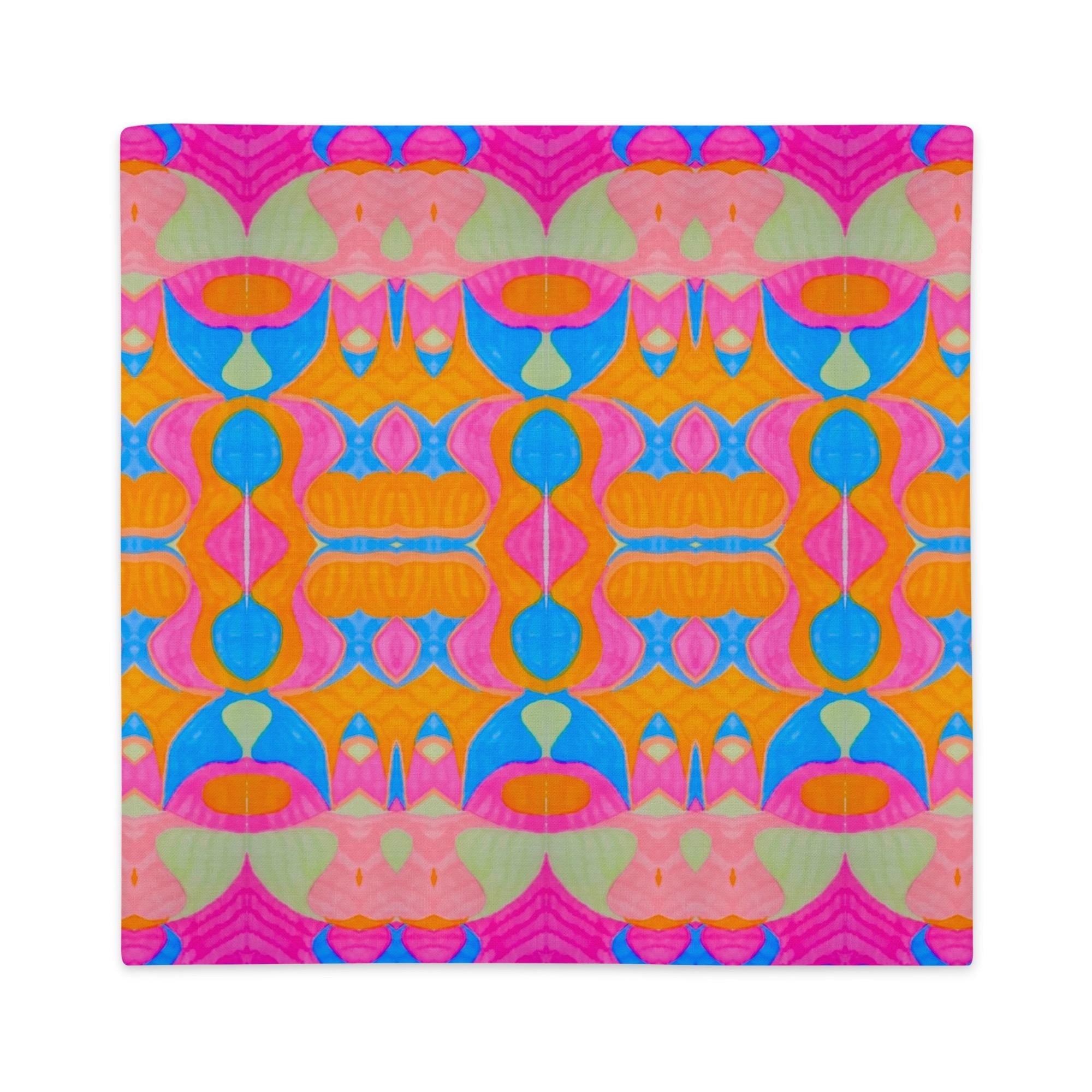 Holy Creation Pillow Case: Linen Feel, Indigenous Artist