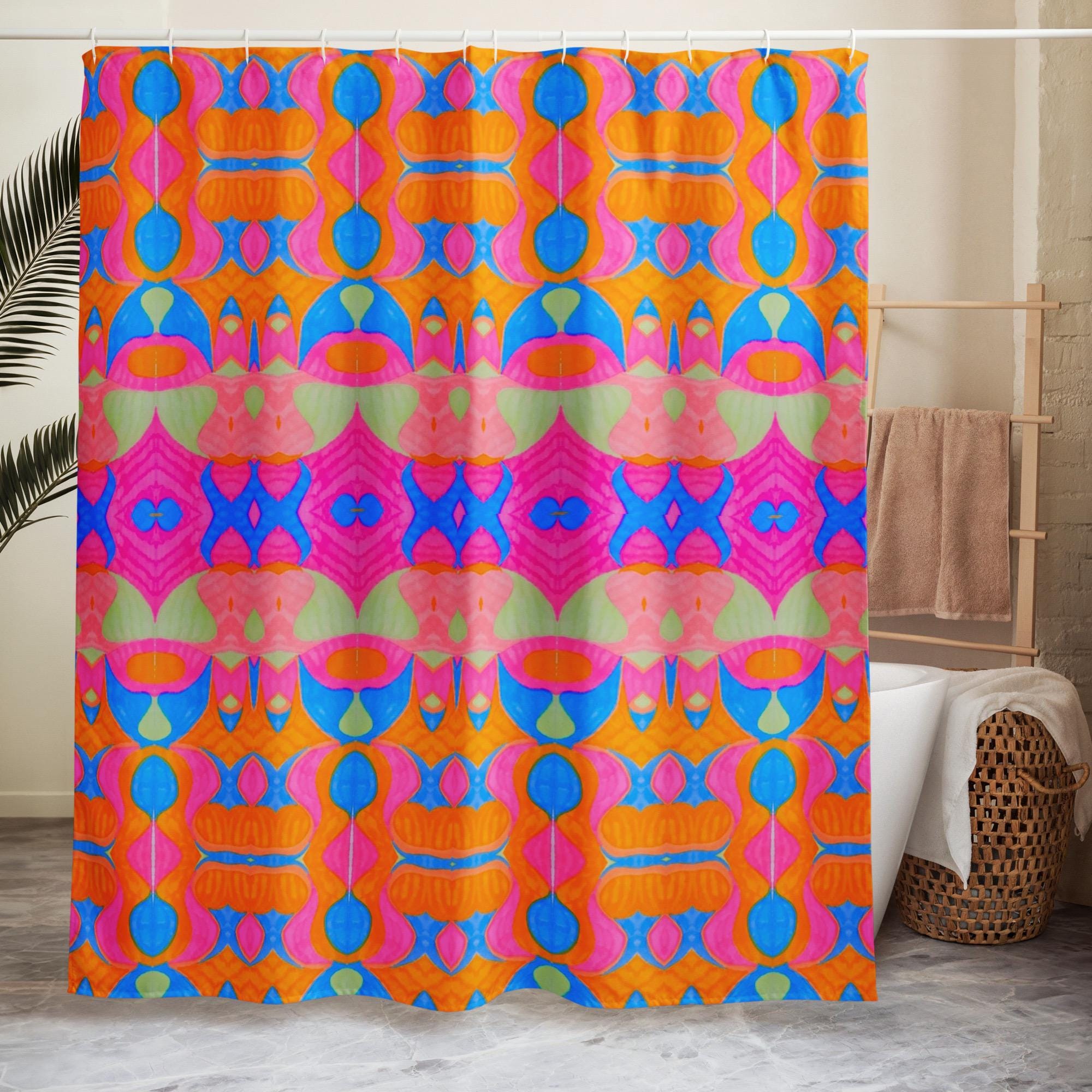 Holy Creation Shower Curtain: Indigenous Artist