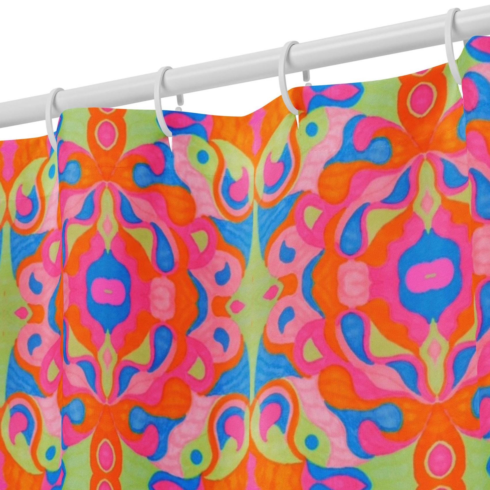 Biblical Angels Shower Curtain: Christian Indigenous Artist