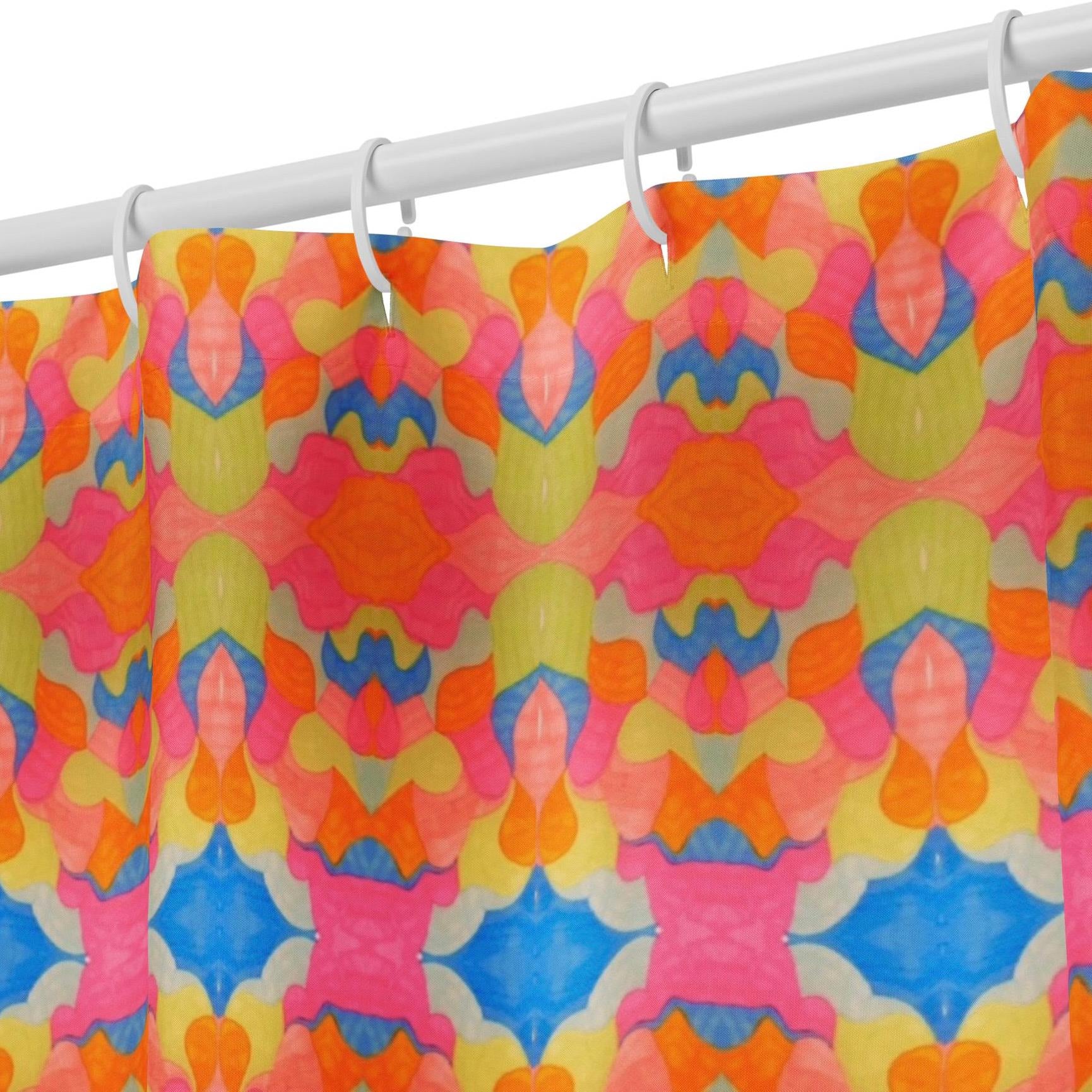 Royal Pattern Shower Curtain: Indigenous Artist