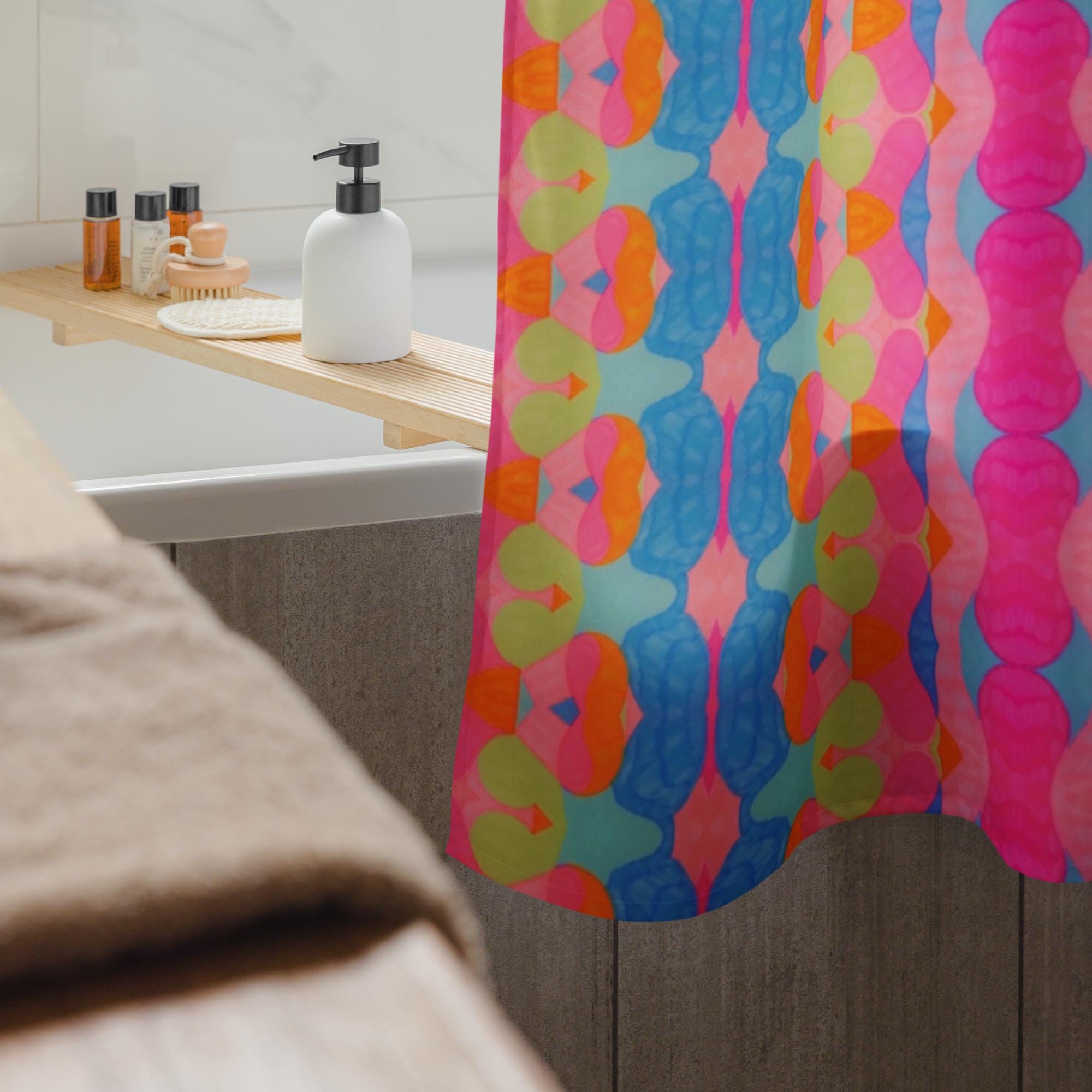 Floral Brilliance Shower Curtain