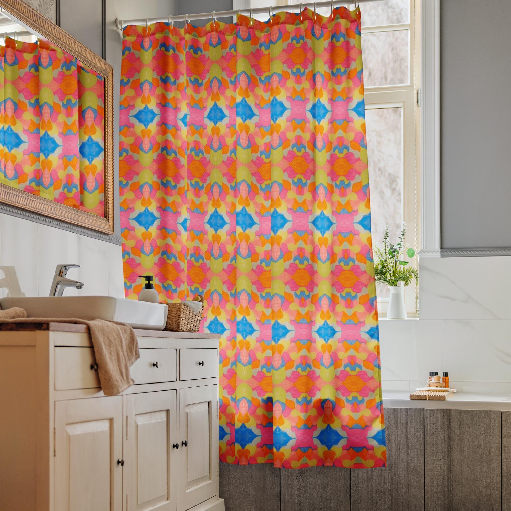 Royal Flush Shower curtain