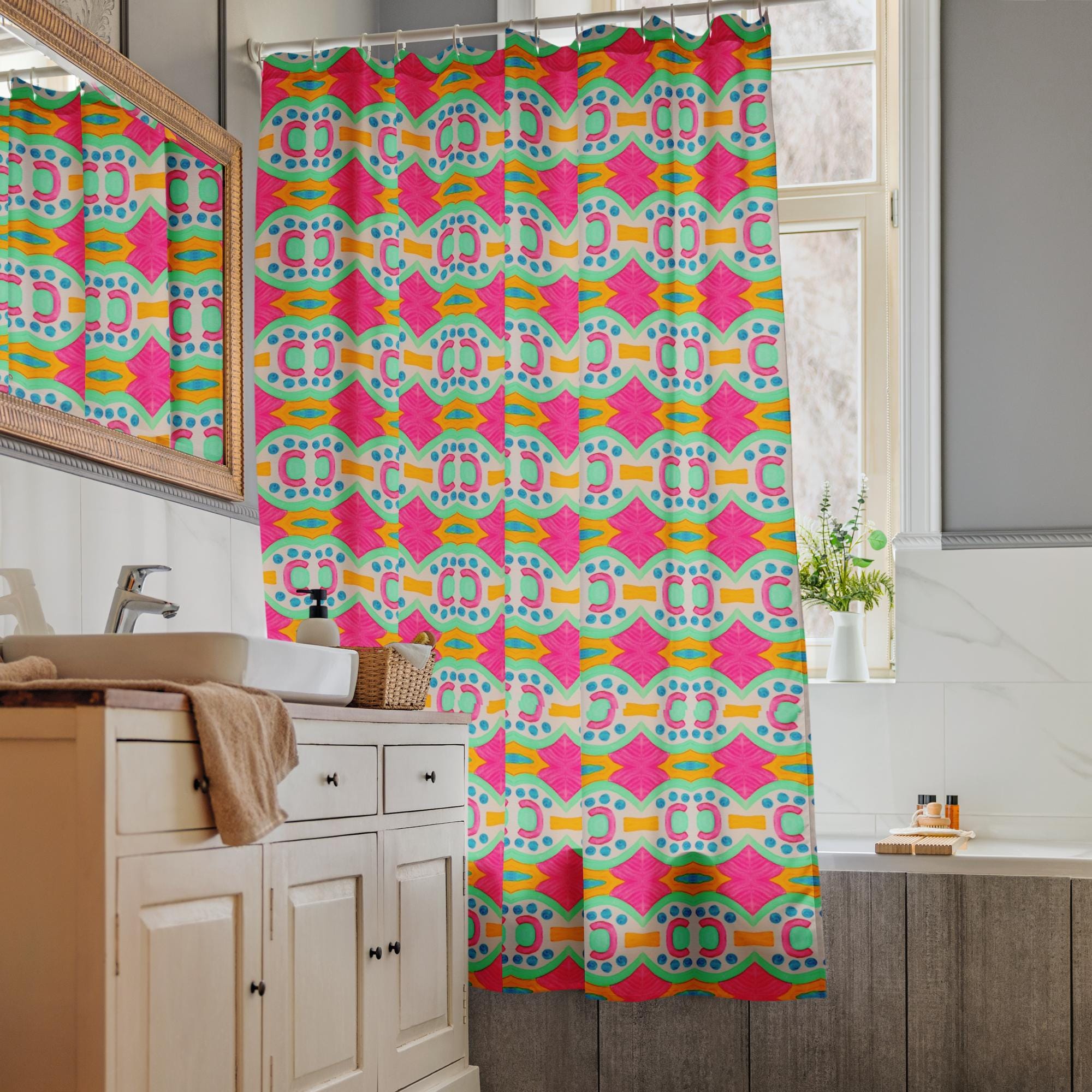 Native Spirit Shower curtain