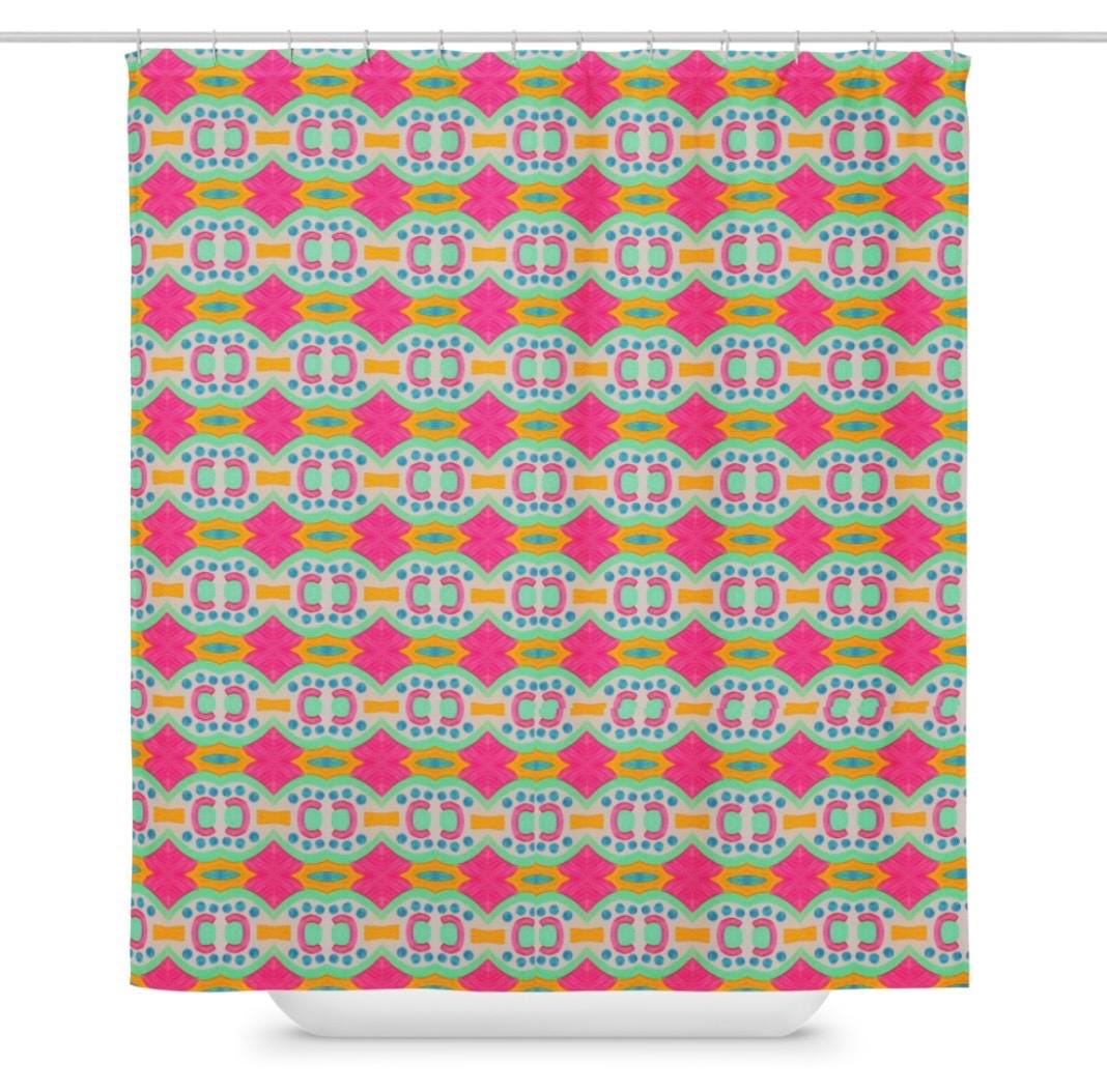 Indigenous Spirit Shower curtain