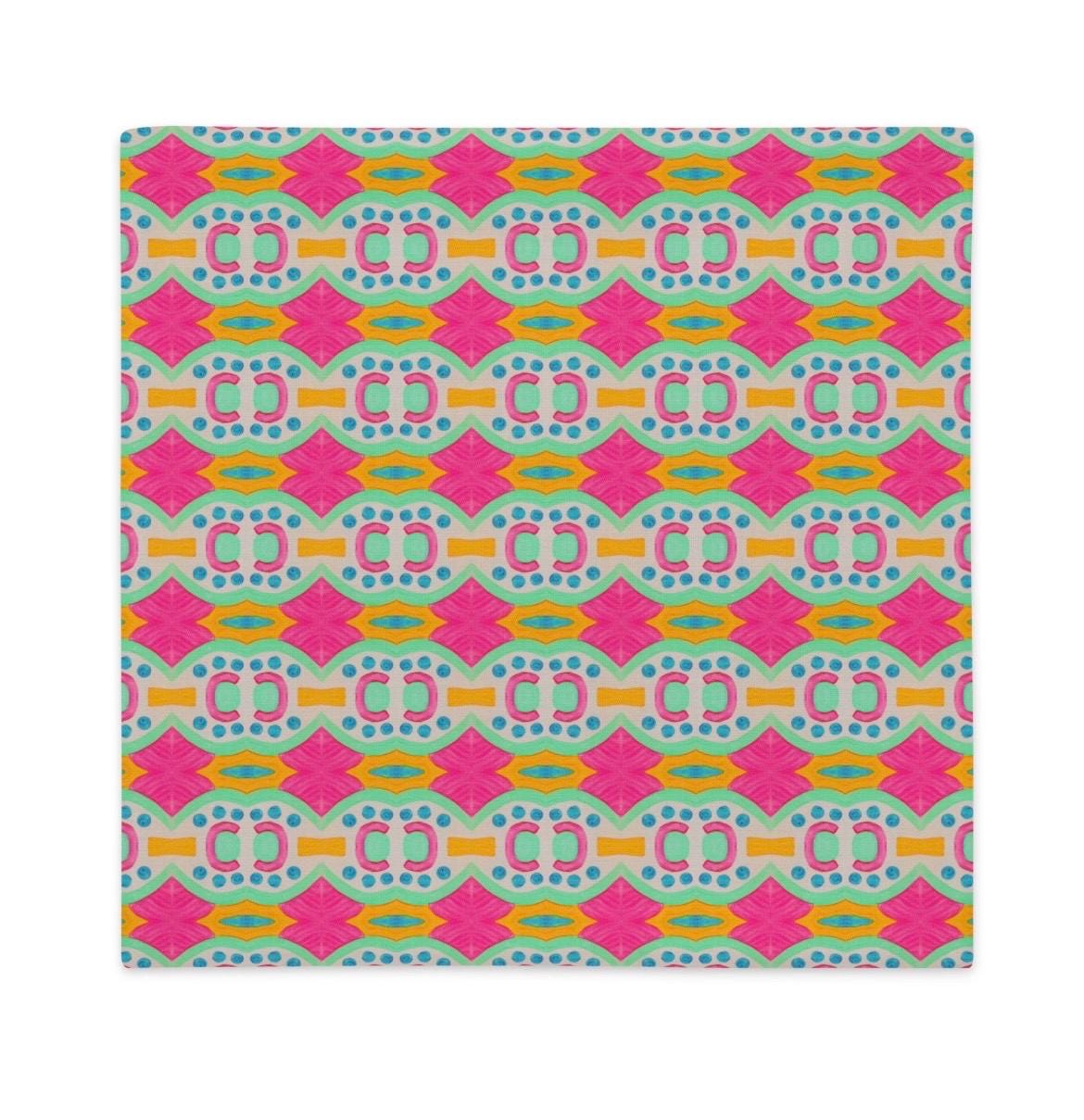 Indigenous Spirit Pillow Case - Linen feel