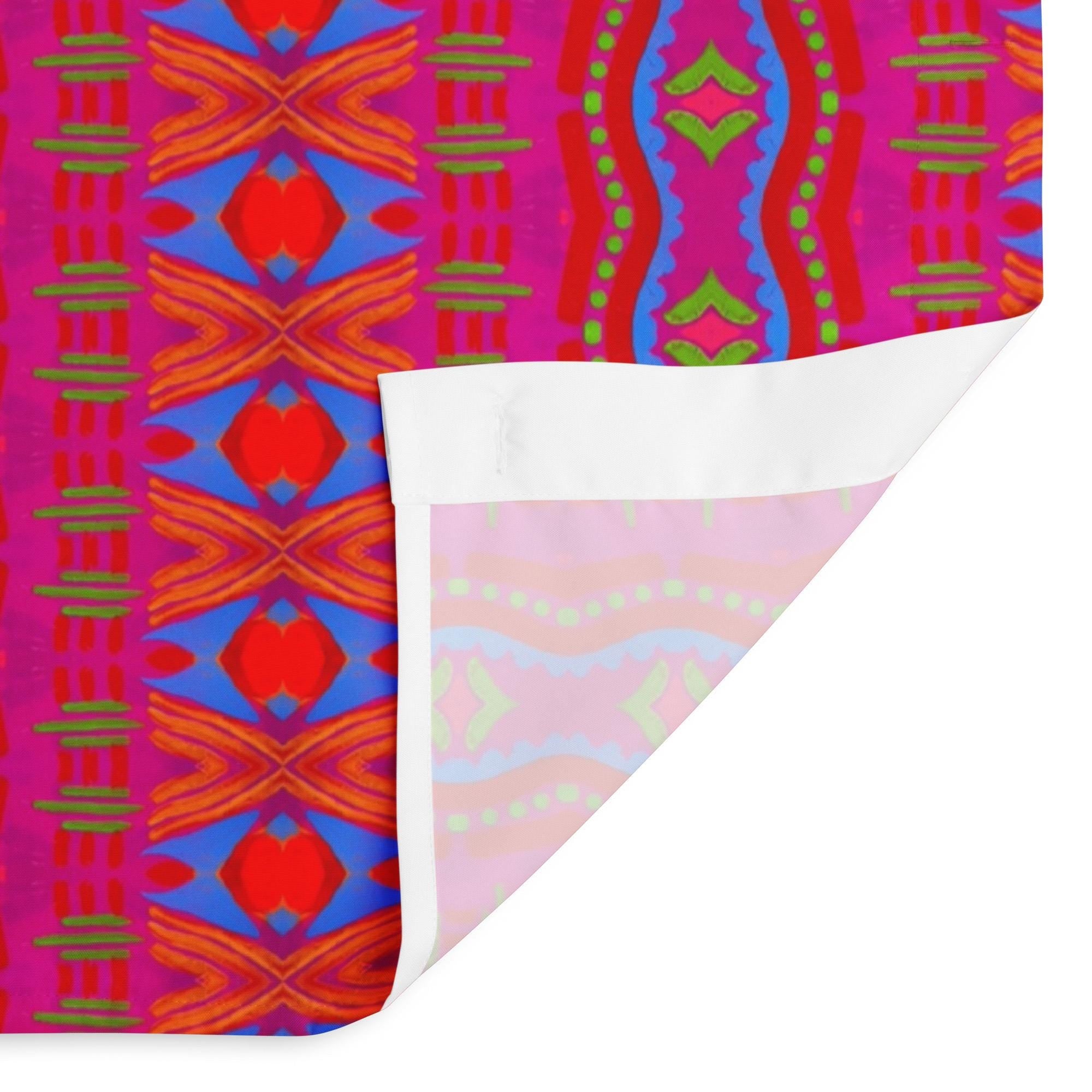 Boho Southwestern Shower Curtain: Indigenous Artist