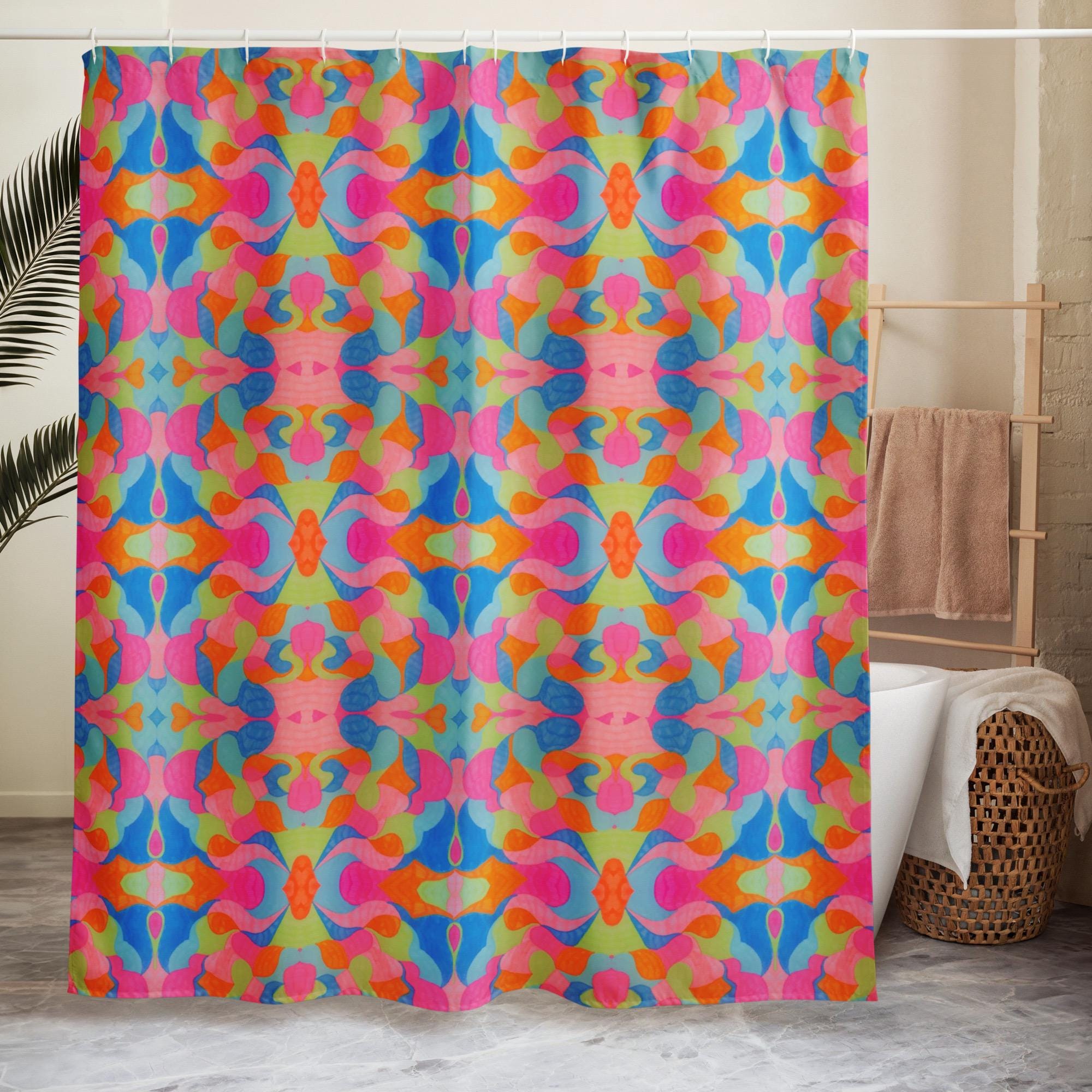 Spiritual Nature Shower Curtain: Indigenous Artist
