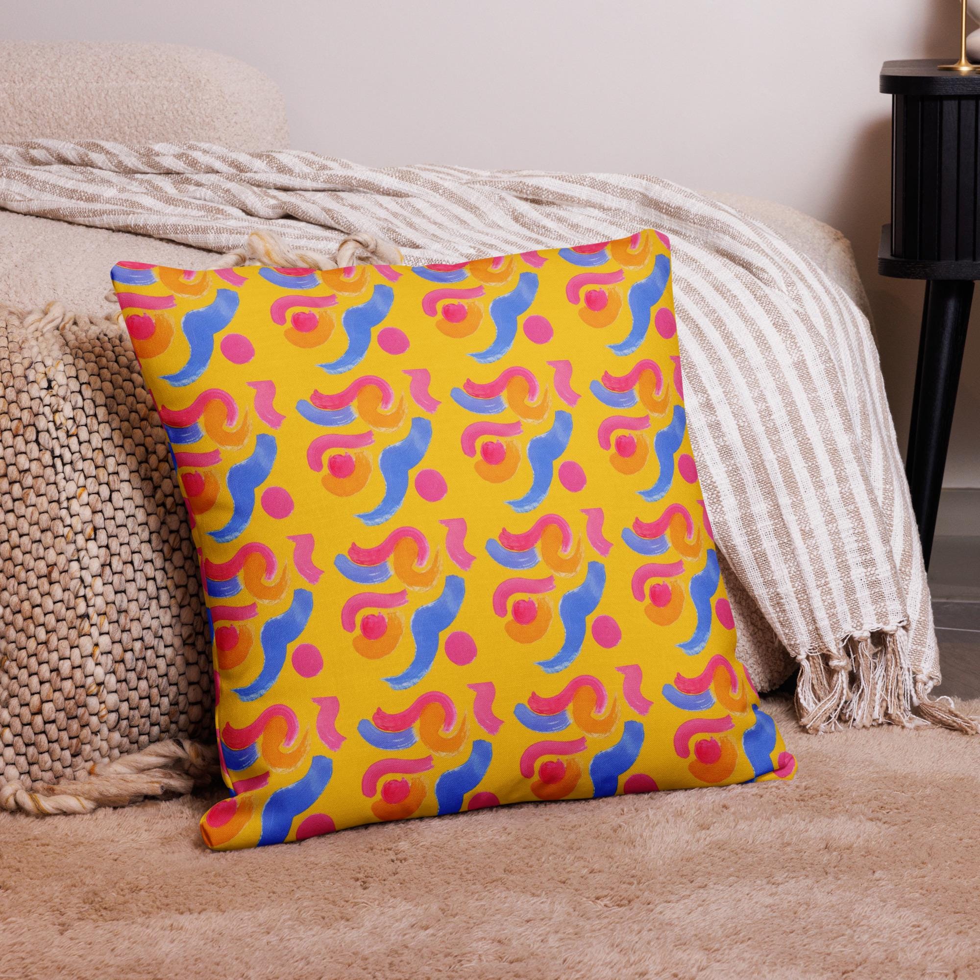 Brush Stroke Pillow Case