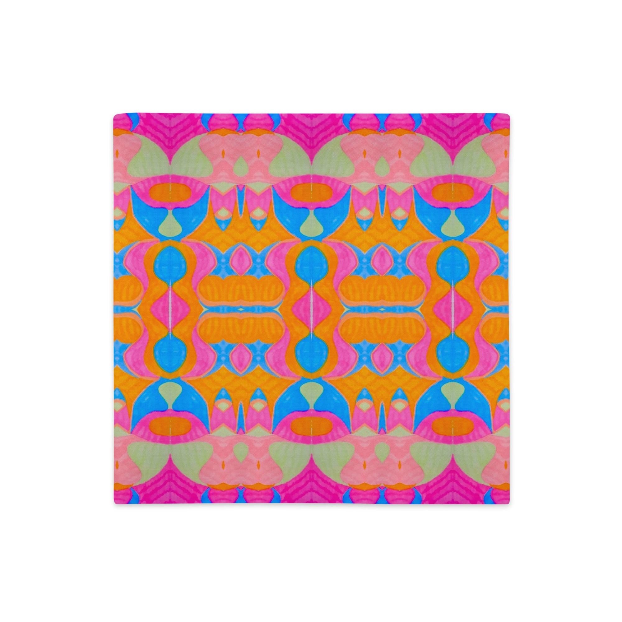 Holy Creation Pillow Case: Linen Feel, Indigenous Artist