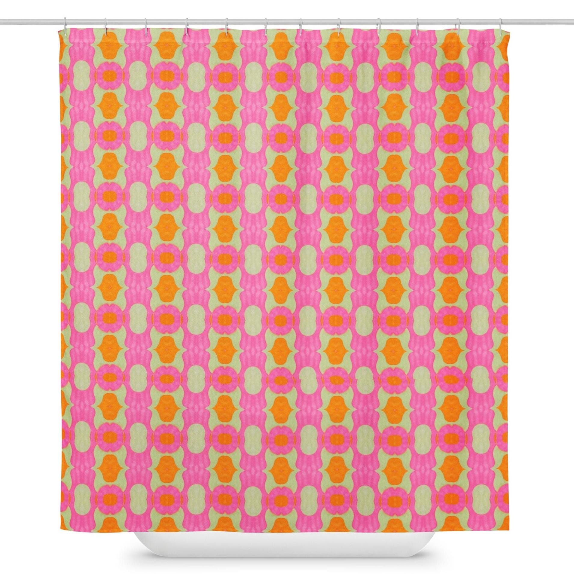 Vintage Boho Shower curtain: Indigenous Artist