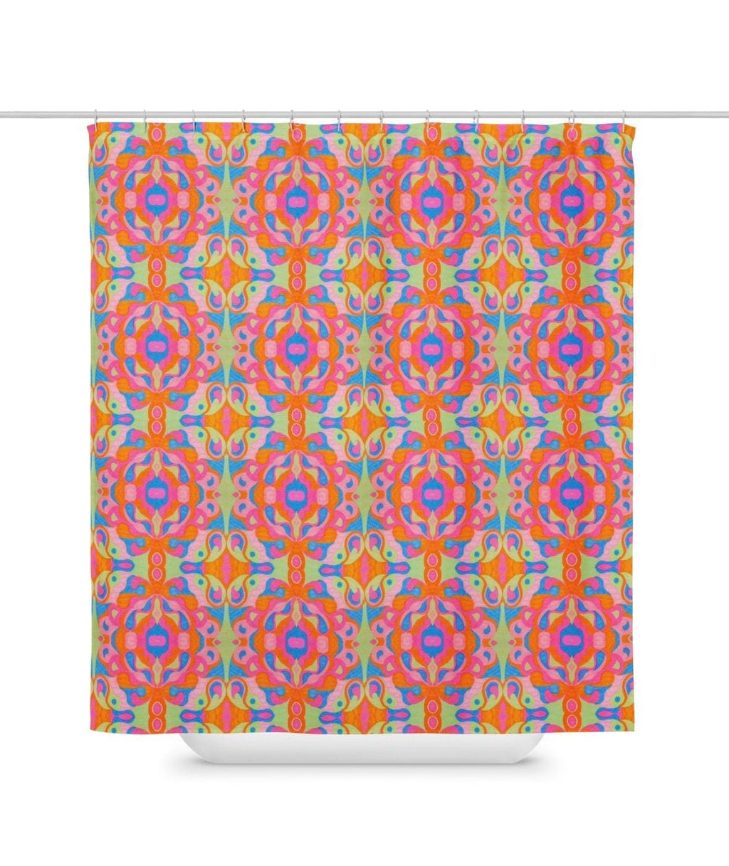 Biblical Angels Shower Curtain: Christian Indigenous Artist