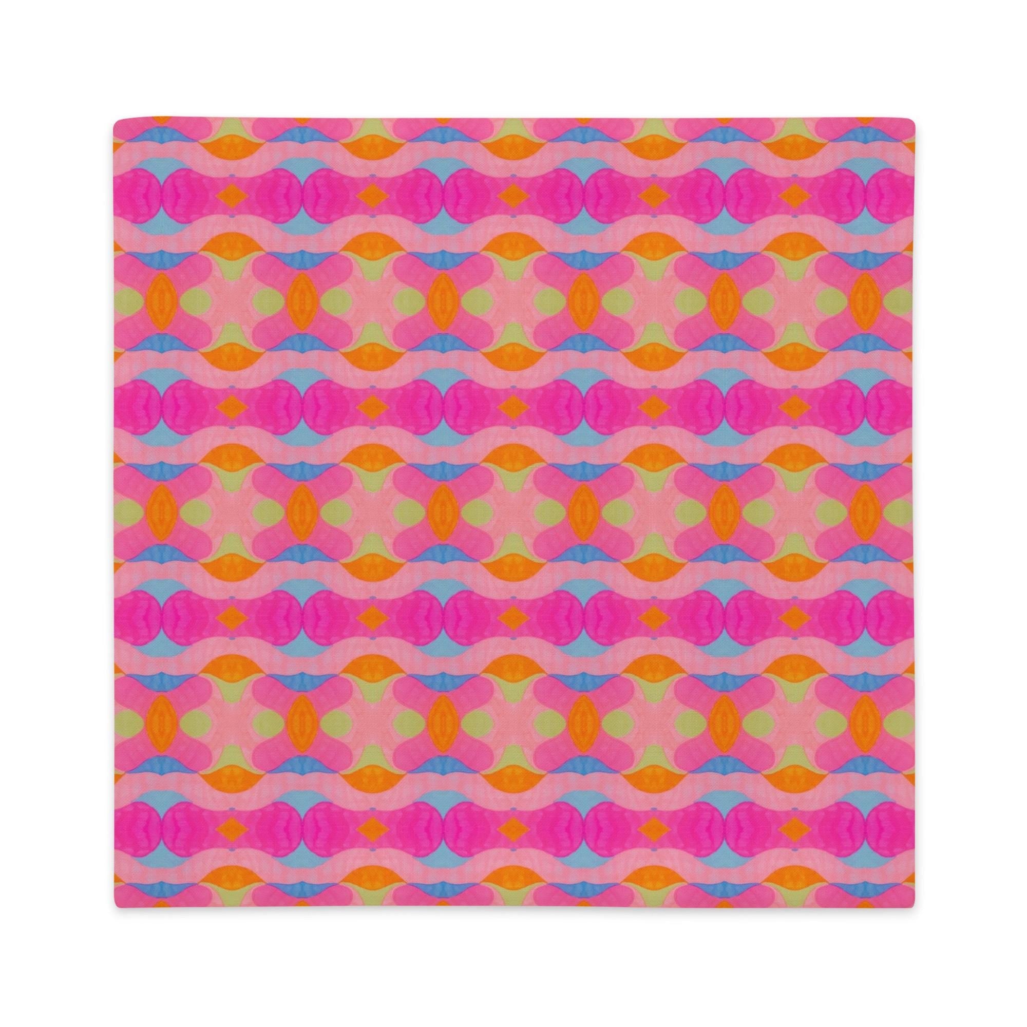 90’s Girly Pillow Case: Linen Feel, Indigenous Artist