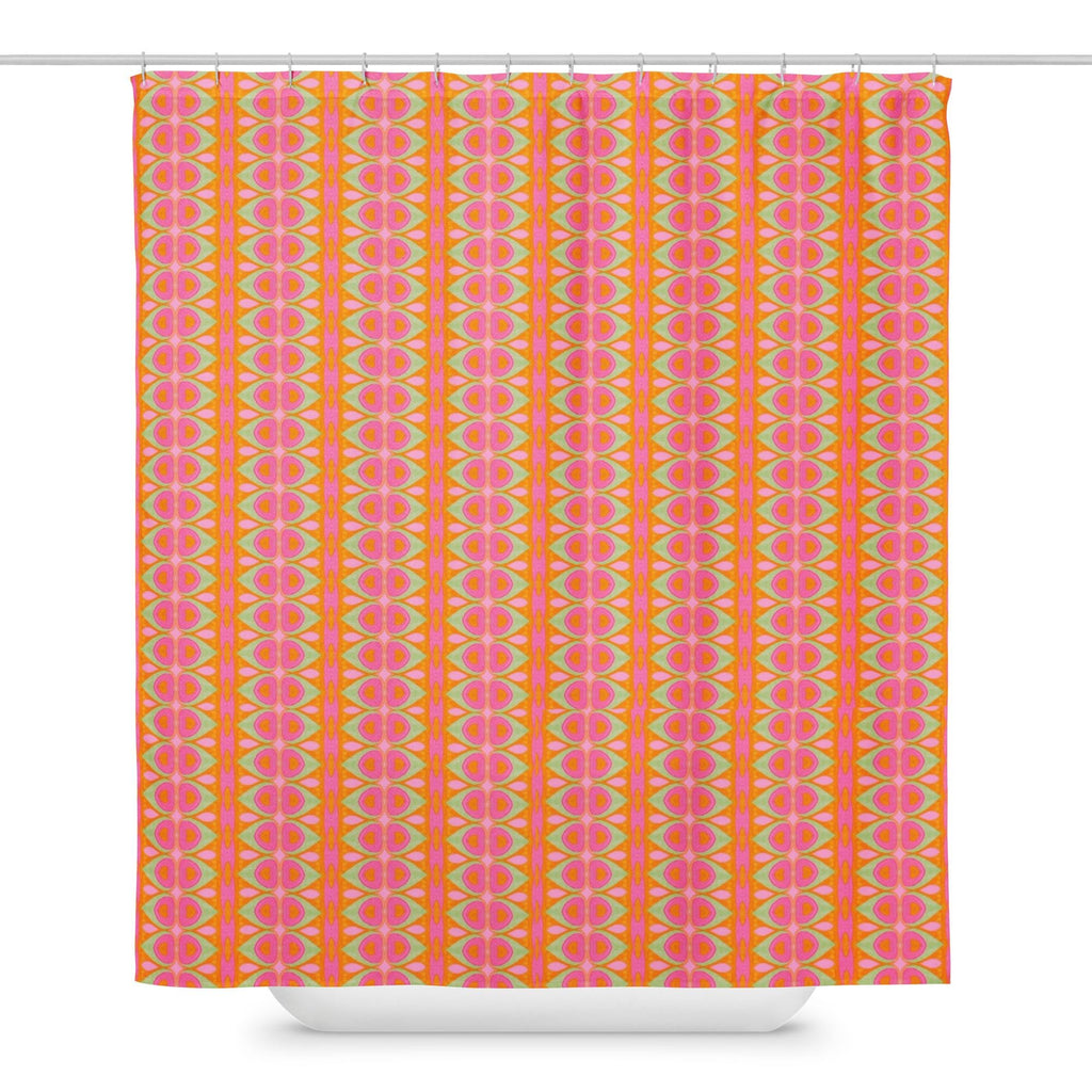 Boho Eyes Shower curtain: Indigenous Artist