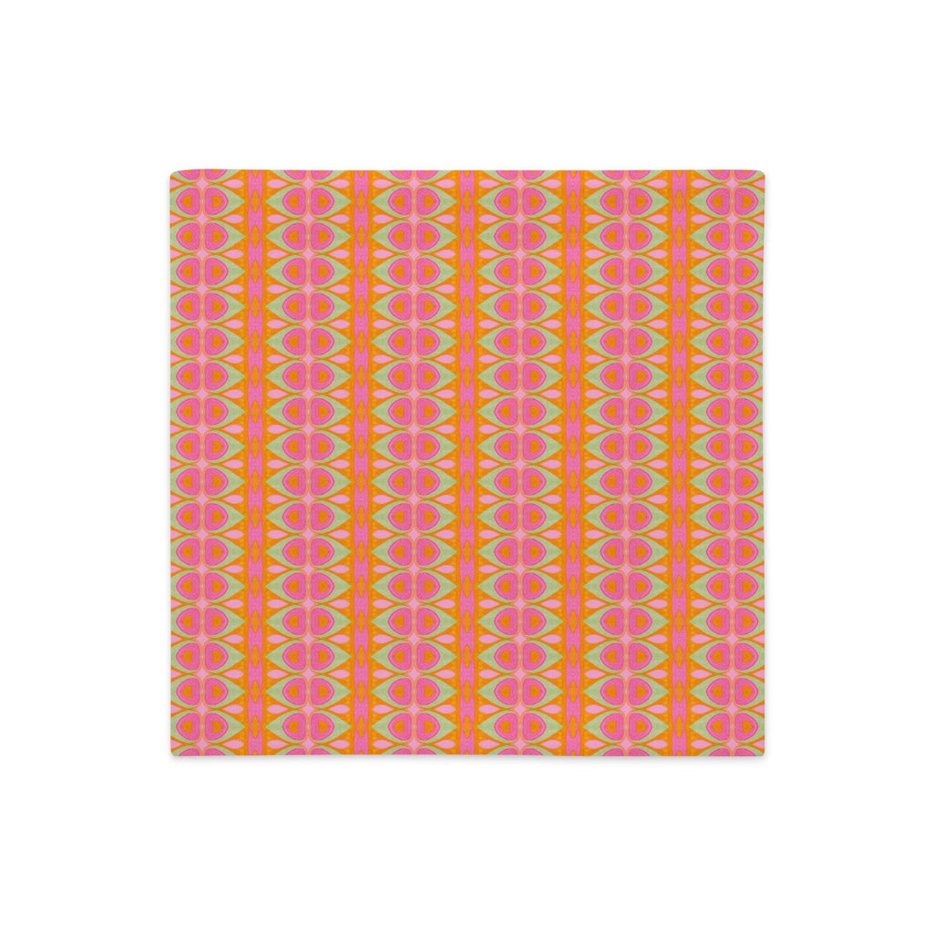 Boho Eyes Pillow Case: Linen Feel, Indigenous Artist