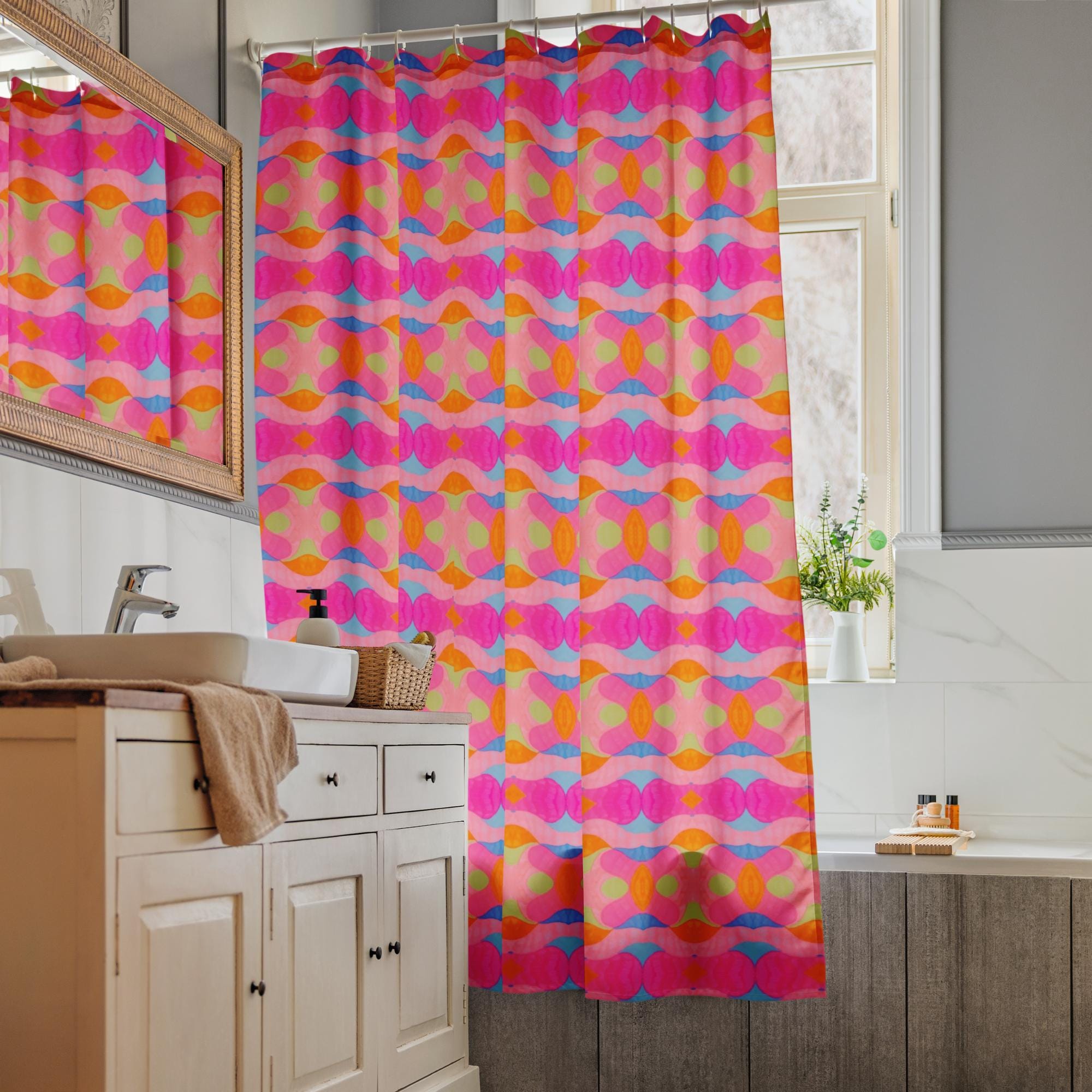 90’s Girl Power Shower curtain