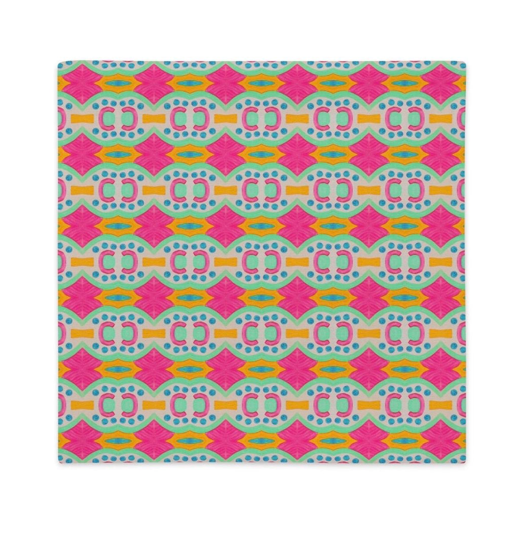 Indigenous Spirit Pillow Case - Linen feel