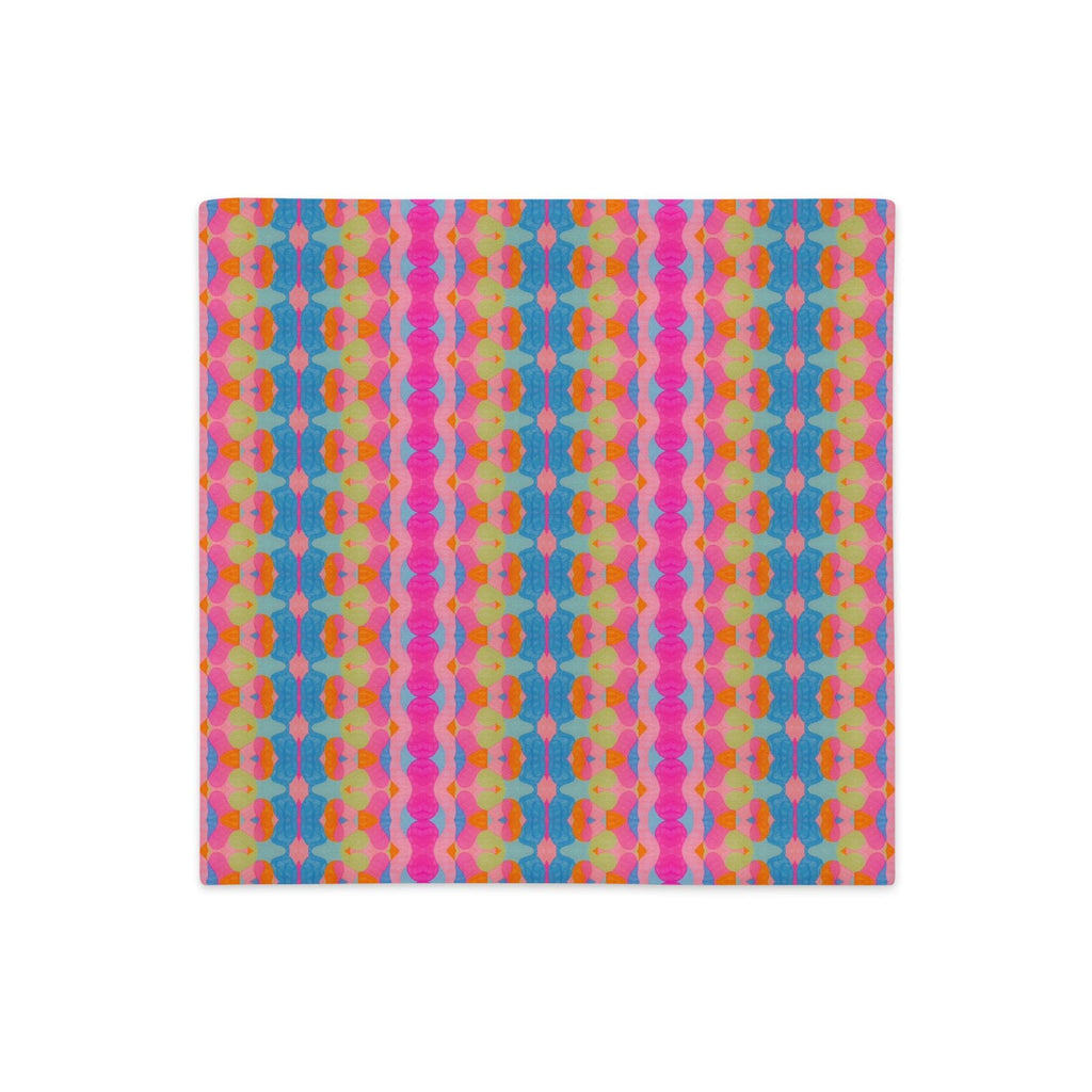 Floral Brilliance Pillow Case: Linen-feel, Indigenous Artist