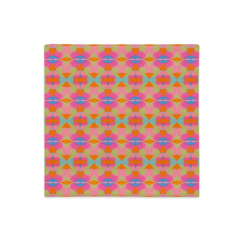 Divine Symmetry - Linen Feel Pillow Case, Indigenous Artist