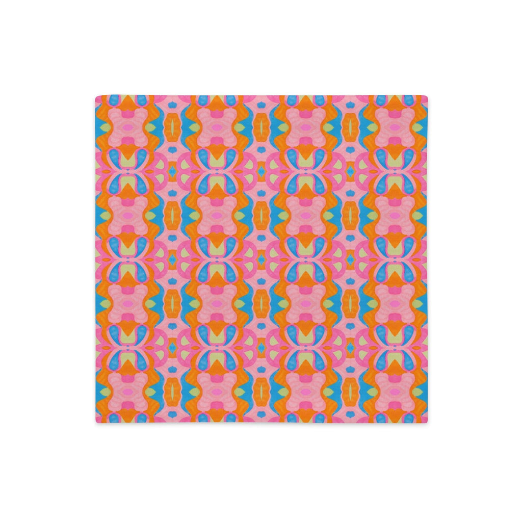 Pink Abstract Premium Pillow Case