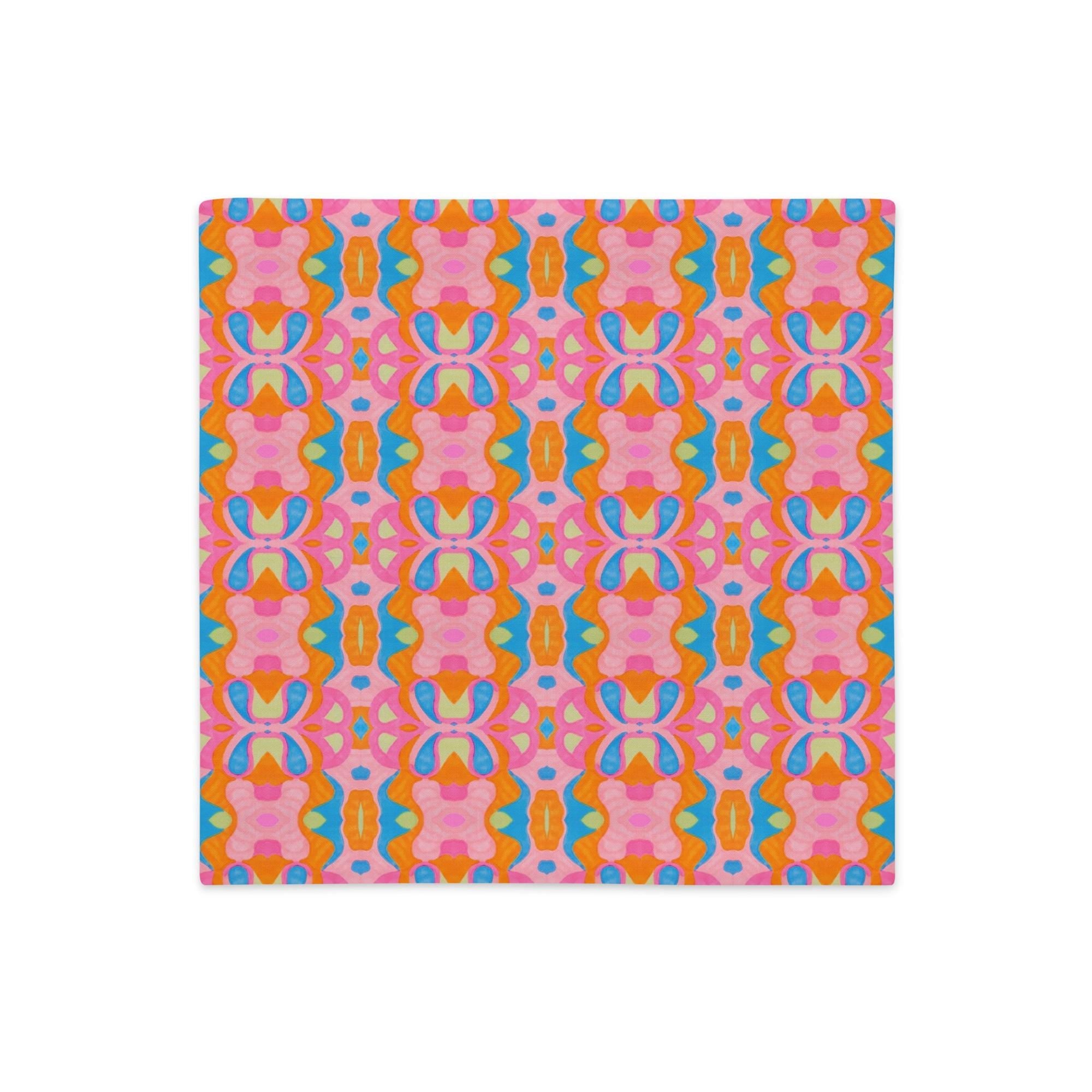 Pink Abstract Premium Pillow Case